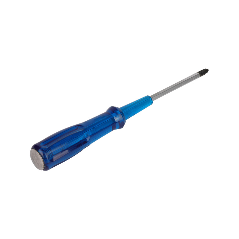 Plastic Handle Cross-Head Screwdriver With Magnetic