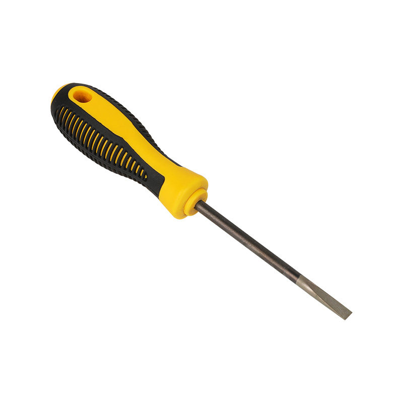 Slotted Fixed Flat-Head Screwdriver With Magnetic