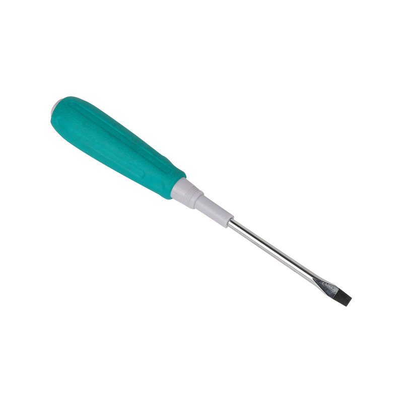 Slotted Fixed Flat-Head Screwdriver With Magnetic