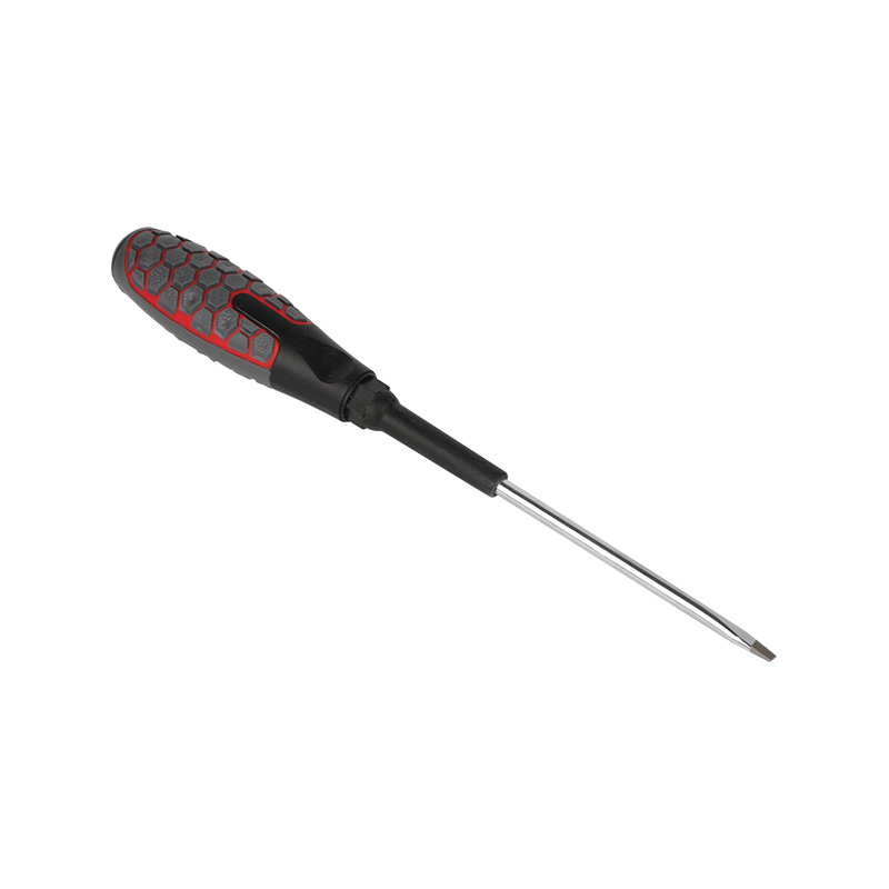 Slotted Fixed Flat-Head Screwdriver With Magnetic