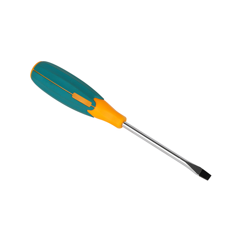 Slotted Fixed Flat-Head Screwdriver With Magnetic