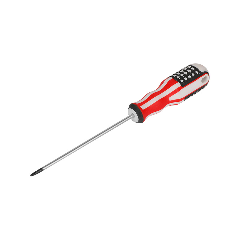 Plastic Handle Cross-Head Screwdriver With Magnetic