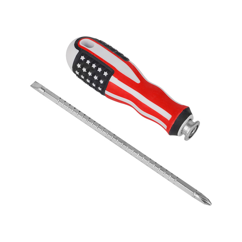 Magnetic Slot/Cross Double Heads Screwdriver Combination Stretchable