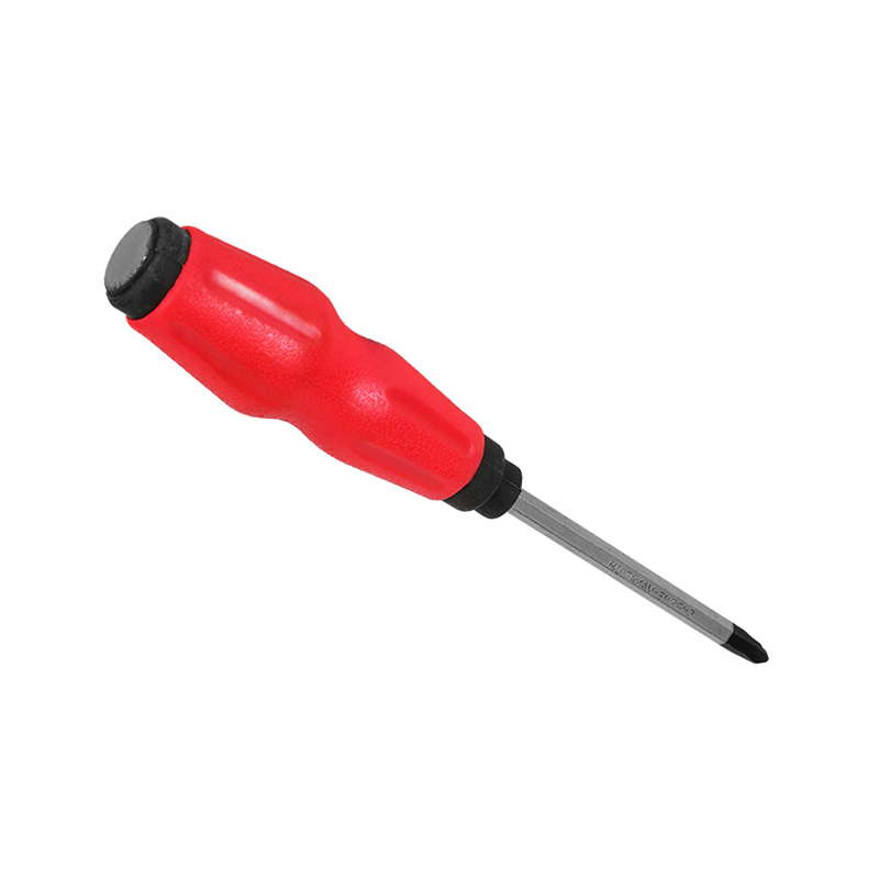 Plastic Handle Cross-Head Screwdriver With Magnetic