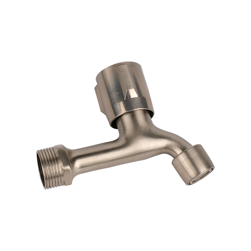 Zinc Alloy Brushed Water Tap Nickel Plated