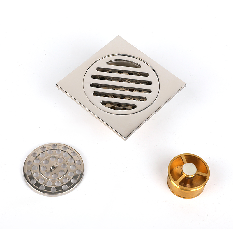 Square Stainless Steel Floor Drain Deodorization Type