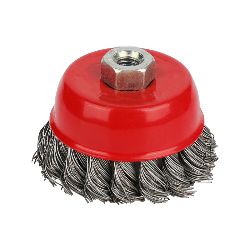 Curved Cup Brush/ Twisted Cup Brush For Grinder